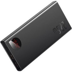 Baseus 10000mAh Powerbank - Sleek Black Portable Charger for Ultimate Power on the Go